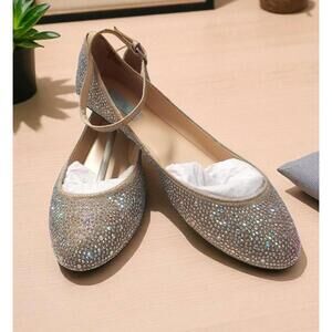 Blue by Betsey Johnson - Sparkling SB-Joy Champ Fab Flats - Size 9.5B